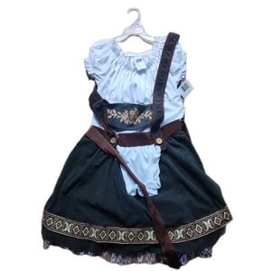 Child's Barmaid Serving Winch Halloween Costume Excellent Used Condition